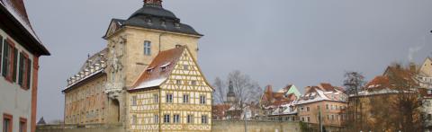 19 Bamberger Rathaus im Winter © Ralf Saalmüller